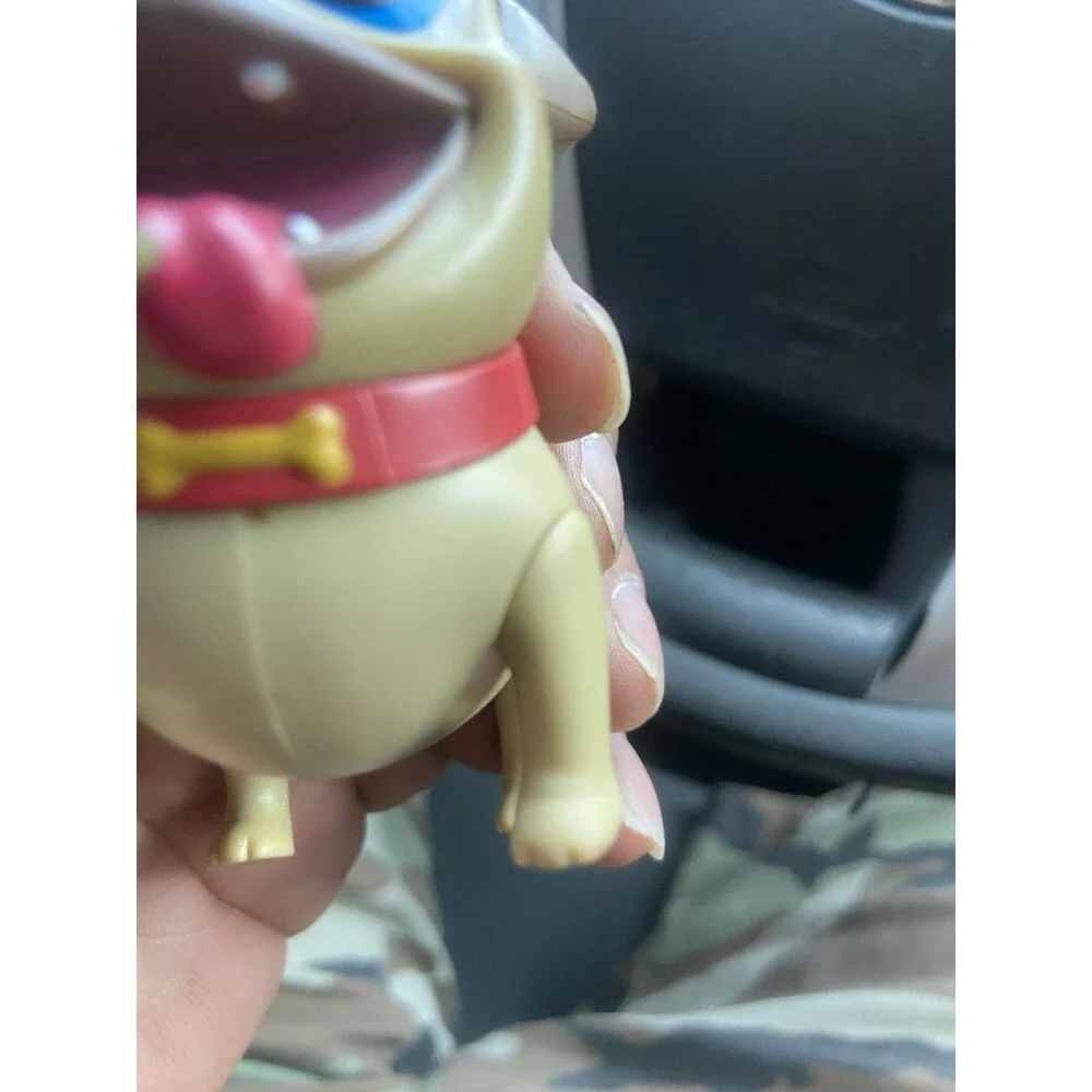Disney  Jr Junior Rolly Pug Puppy Dog Pals 2” Figure From Sailboard Launcher